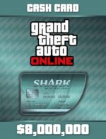 Grand Theft Auto Online - $8,000,000 Megalodon Shark Cash Card PC Activation Code