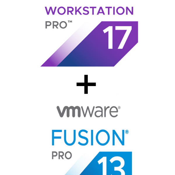 VMware Workstation 17/17.5 Pro (PC) + Fusion 13/13.5 Pro (Mac) BUNDLE - Lifetime Licenses