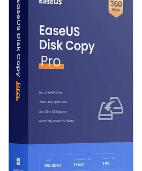 EaseUS Disk Copy Pro (PC) - 1 Device, 1 Year - EaseUS Key - GLOBAL
