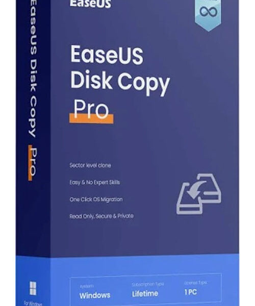 EaseUS Disk Copy Pro (PC) - 1 Device, Lifetime - EaseUS Key - GLOBAL