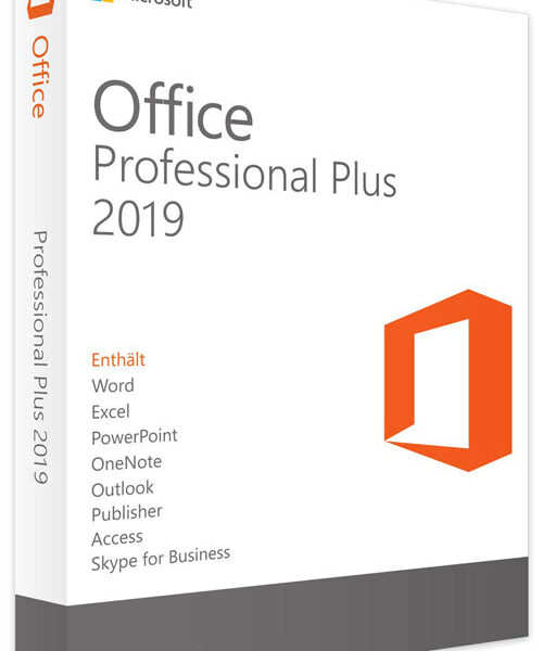 MS Office Professional Plus 2019 Retail Key