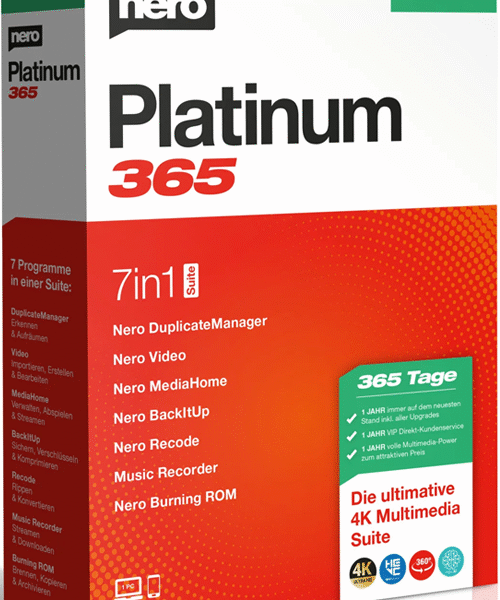 Nero Platinum Suite 2023 - 1 Device 1 Year Key Global