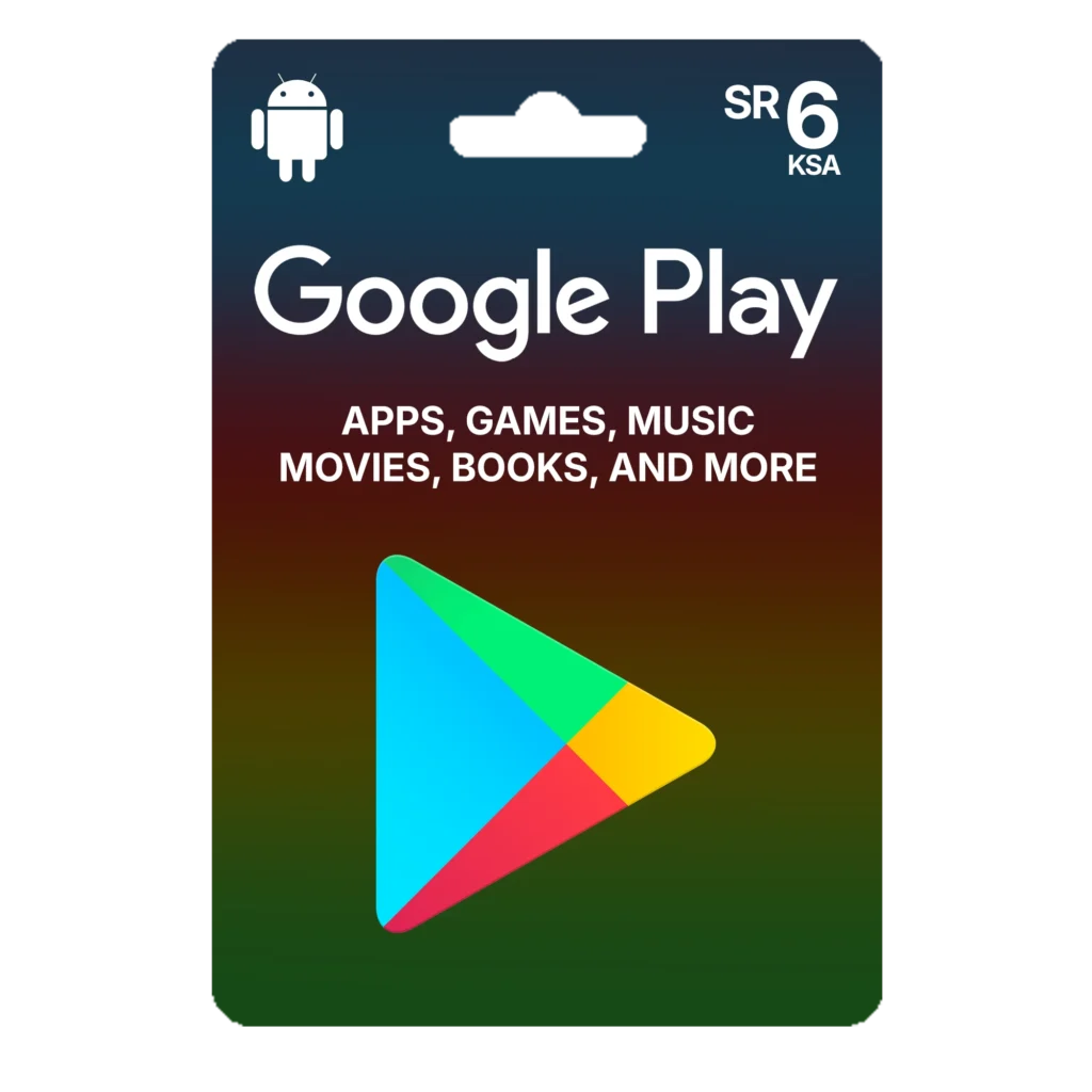 eGiftly - Buy Google Play 6 SAR Gift Card Instant Delivery