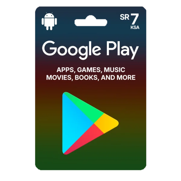 eGiftly - Buy Google Play 7 SAR Gift Card Instant Delivery